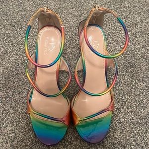 Rainbow high heels